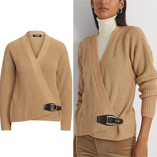 ラルフローレン(Ralph Lauren)の新品 LAUREN RALPH LAUREN 定価2.8万 カシュクールニット(ニット/セーター)