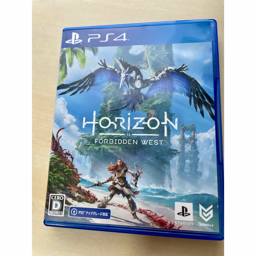 PlayStation4(プレイステーション4)のPS4  Horizon Forbidden West 通常版  エンタメ/ホビーのゲームソフト/ゲーム機本体(家庭用ゲームソフト)の商品写真