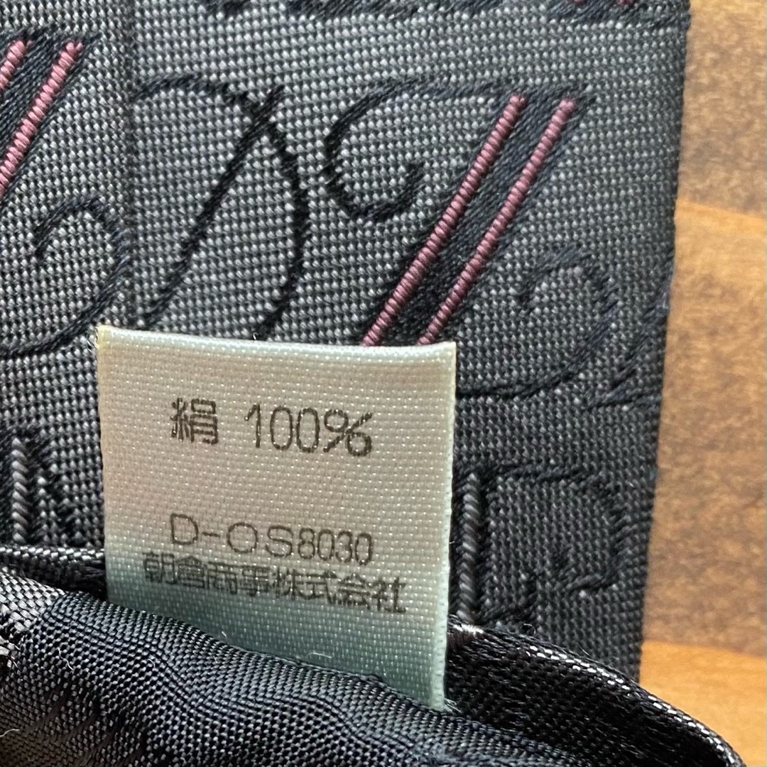 jun ashida(ジュンアシダ)の古着 ブランド ネクタイ アルファベット柄 Jun ashida シルク100% メンズのファッション小物(ネクタイ)の商品写真