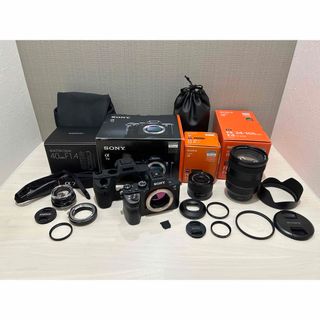 ソニー(SONY)の【セット】SONY a7Ⅱ レンズ3本 Manhattan Portageバック(ミラーレス一眼)