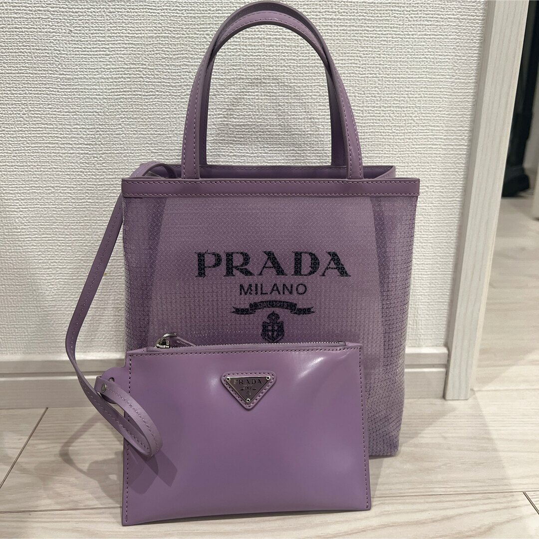 PRADA(プラダ)のprada バッグ　スパンコール レディースのバッグ(ハンドバッグ)の商品写真