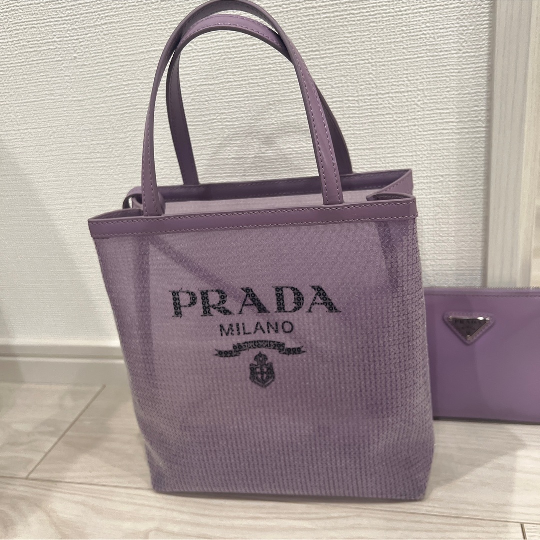 PRADA(プラダ)のprada バッグ　スパンコール レディースのバッグ(ハンドバッグ)の商品写真