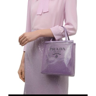 プラダ(PRADA)のprada バッグ　スパンコール(ハンドバッグ)