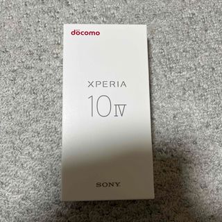 エクスペリア(Xperia)のSONY Xperia 10 IV SO-52C ブラック(スマートフォン本体)