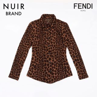 フェンディ(FENDI)のフェンディ FENDI Size レオパード 長袖シャツ(シャツ/ブラウス(長袖/七分))