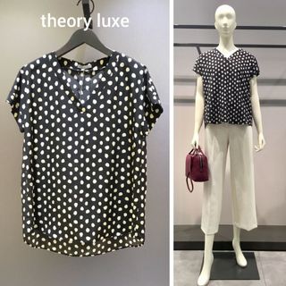 Theory luxe - theory luxe　花びらドット柄ブラウス