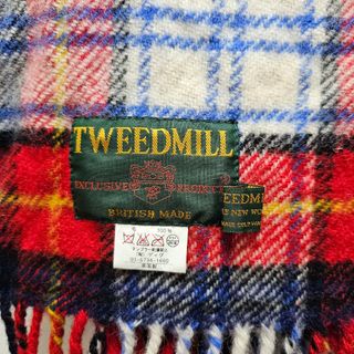 TWEEDMILL - TWEEDMILL　赤チェック　ブランケット