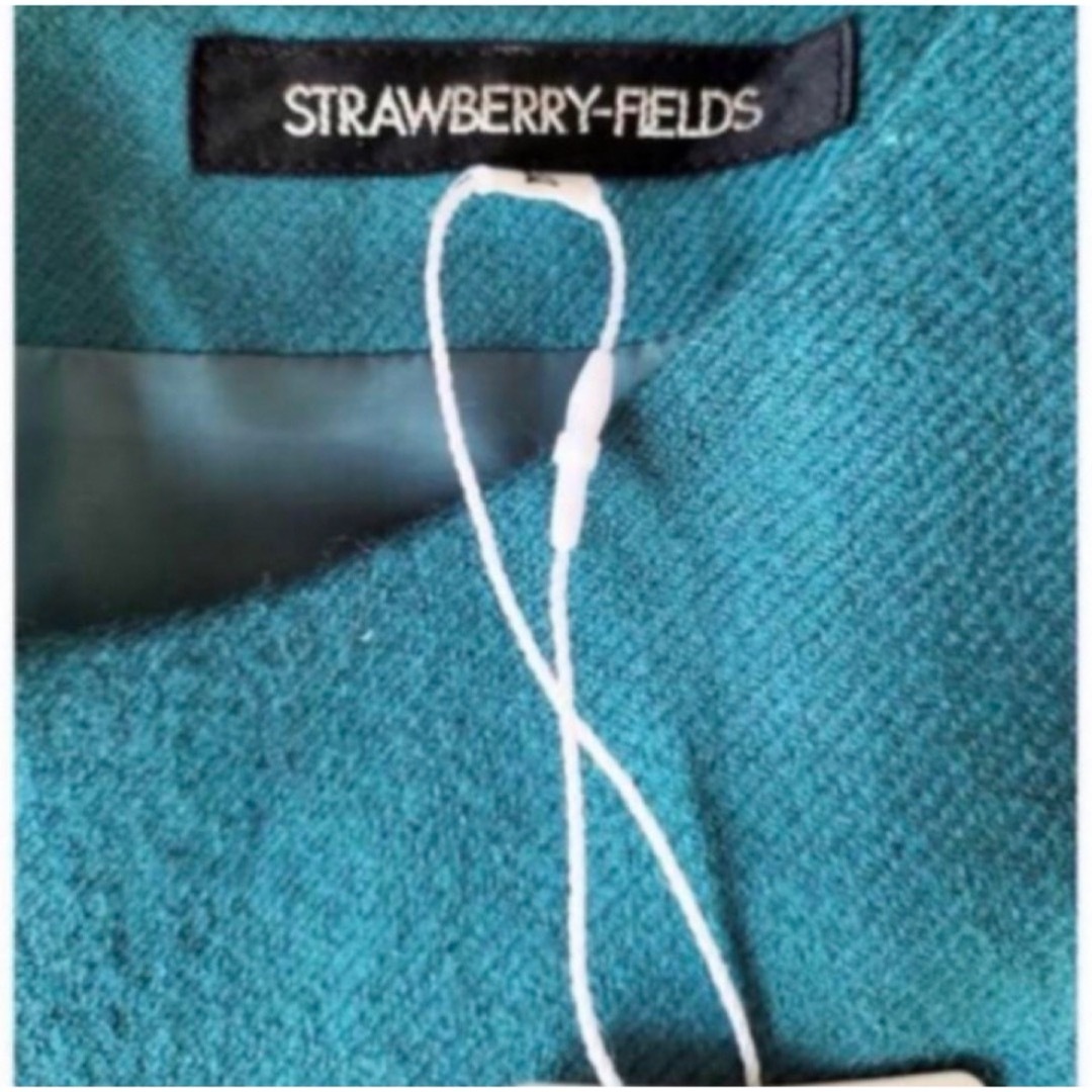 STRAWBERRY-FIELDS(ストロベリーフィールズ)の新品　ストロベリーフィールズ　ウールワンピース　シルエットワンピース レディースのワンピース(ひざ丈ワンピース)の商品写真