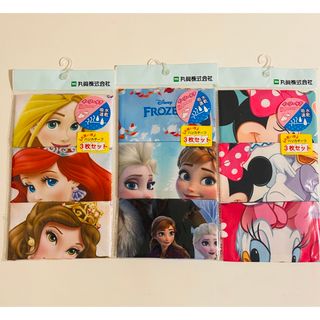 ディズニー(Disney)の丸眞　ディズニー　プリンセス　ハンカチ　セット　ハンカチーフ　アナと雪の女王(ハンカチ)