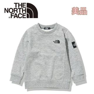 ザノースフェイス(THE NORTH FACE)の美品 ザノースフェイス トレーナー トップス キッズ グレー スウェット ロゴ(Tシャツ/カットソー)