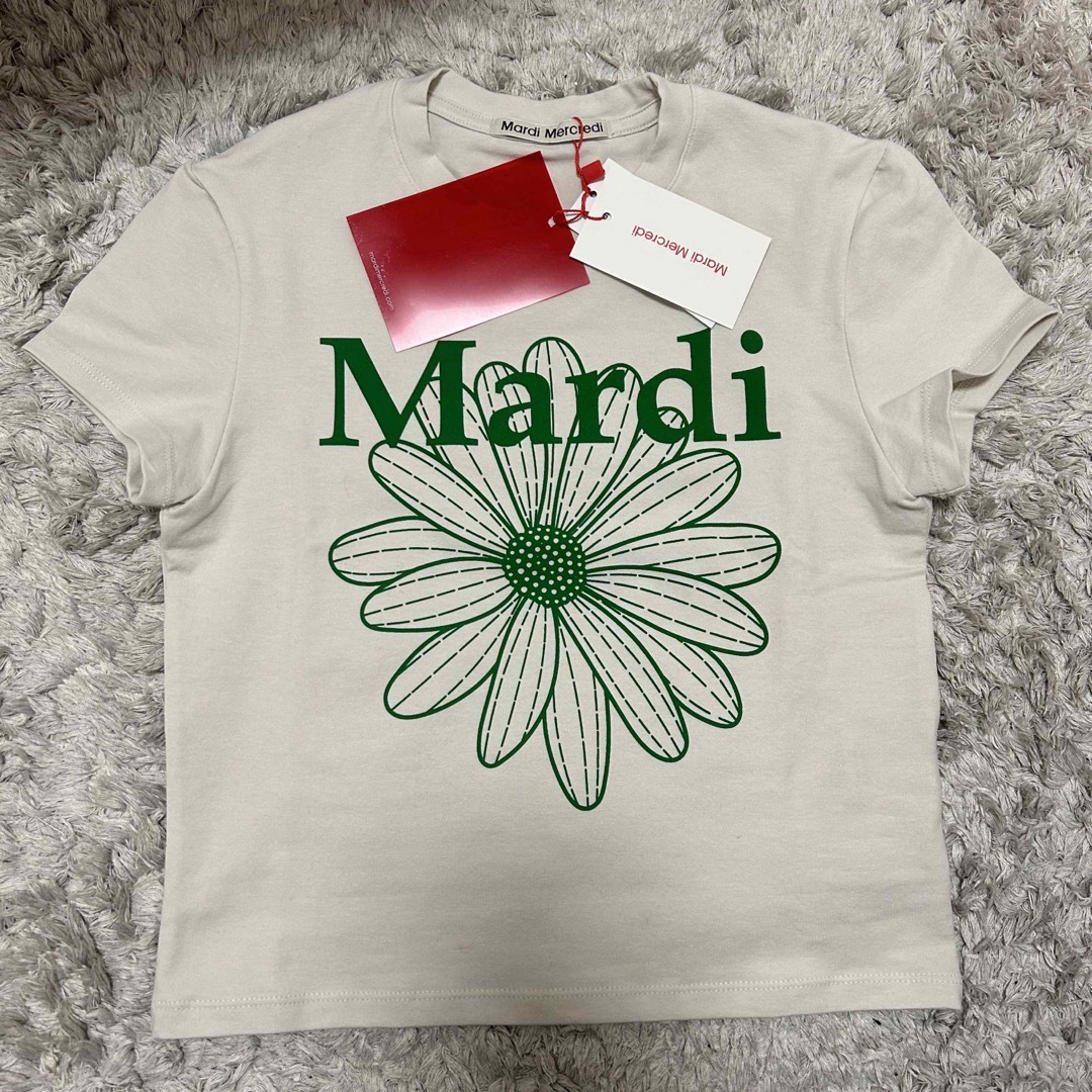 Mardi Mercredi クロップドTシャツ レディースのトップス(Tシャツ(半袖/袖なし))の商品写真