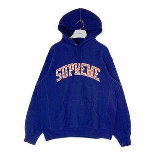 シュプリーム(Supreme)の★Supreme シュプリーム Hearts Arc Hooded Sweatshirt パープル sizeM(パーカー)