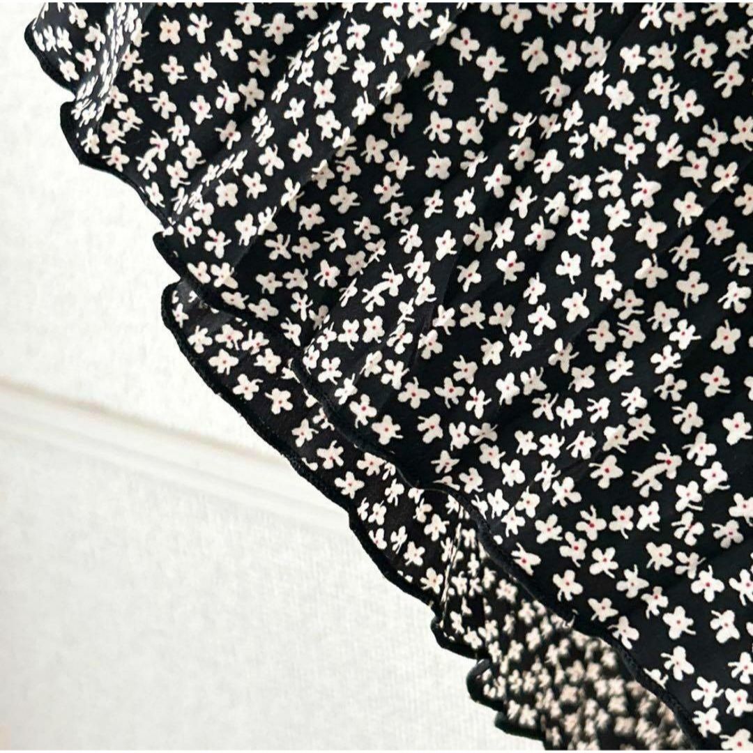 AMERICAN HOLIC(アメリカンホリック)のAMERICAN HOLIC  アメリカンホリック　花柄プリーツスカート　美品 レディースのスカート(ロングスカート)の商品写真