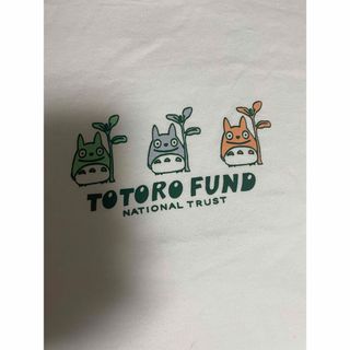 ヴィンテージ(VINTAGE)のとなりのトトロ　アニメ　Tシャツ　S 白　半袖　(Tシャツ/カットソー(半袖/袖なし))