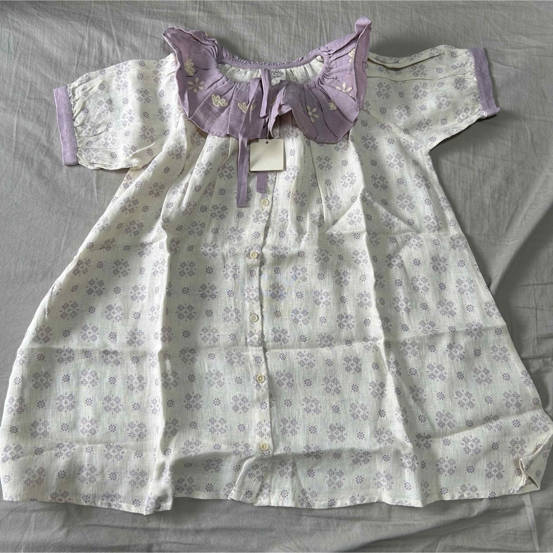 Misha & Puff(ミーシャアンドパフ)の【新品】24ss apolina Zabina Dress ワンピース 7-9y キッズ/ベビー/マタニティのキッズ服女の子用(90cm~)(ワンピース)の商品写真