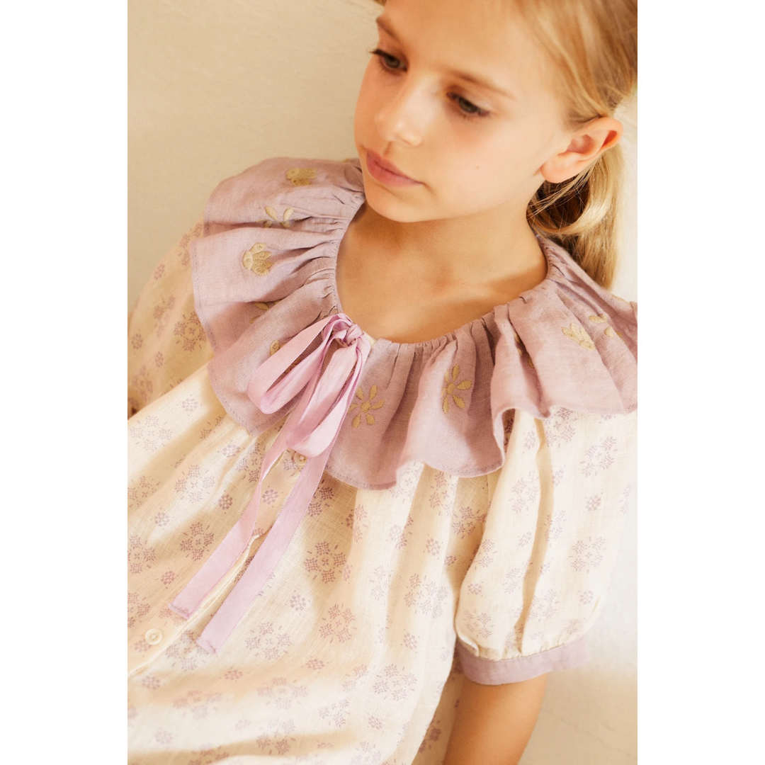 Misha & Puff - 【新品】24ss apolina Zabina Dress ワンピース 7-9yの Misha & Puff - 【新品】24ss apolina Zabina Dress ワンピース 7-9yの