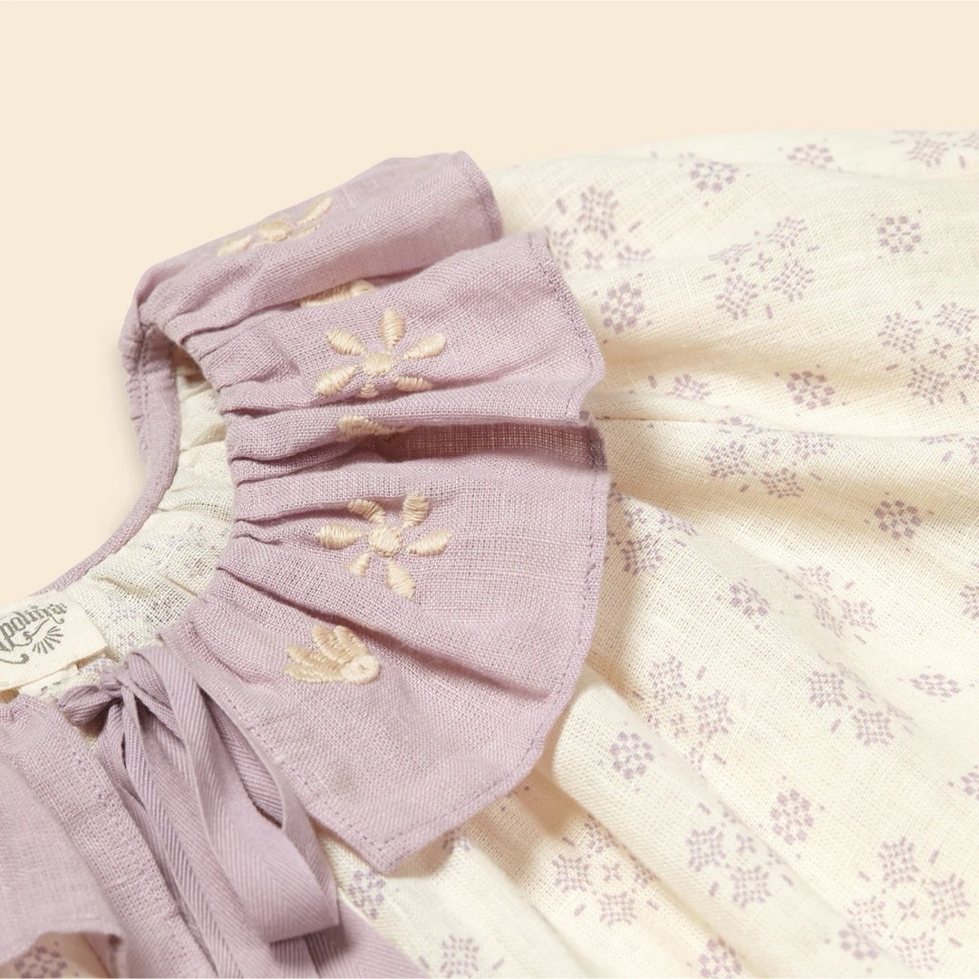 Misha & Puff - 【新品】24ss apolina Zabina Dress ワンピース 7-9yの Misha & Puff - 【新品】24ss apolina Zabina Dress ワンピース 7-9yの