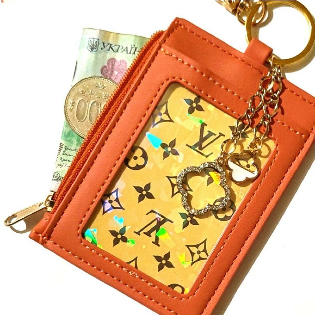 LOUIS VUITTON(ルイヴィトン)の⭐ミニ財布パスケース　⭐LOUIS VUITTONモノグラムトランプ１枚　OB① レディースのファッション小物(パスケース/IDカードホルダー)の商品写真