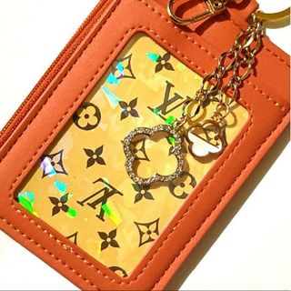 ルイヴィトン(LOUIS VUITTON)の⭐ミニ財布パスケース　⭐LOUIS VUITTONモノグラムトランプ１枚　OB①(パスケース/IDカードホルダー)