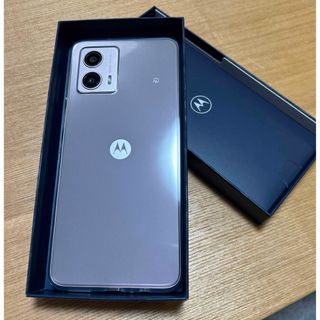 モトローラ(Motorola)の[新品・未使用]moto g53y 5G A301MOピンク 保護ケース付き(スマートフォン本体)