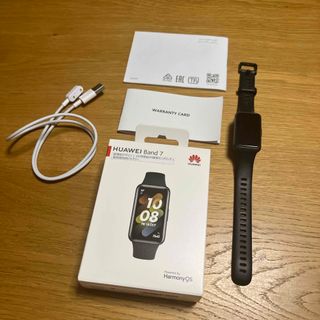 ファーウェイ(HUAWEI)のHUAWEI スマートバンド BAND 7 GRAPHITE BLACK(その他)