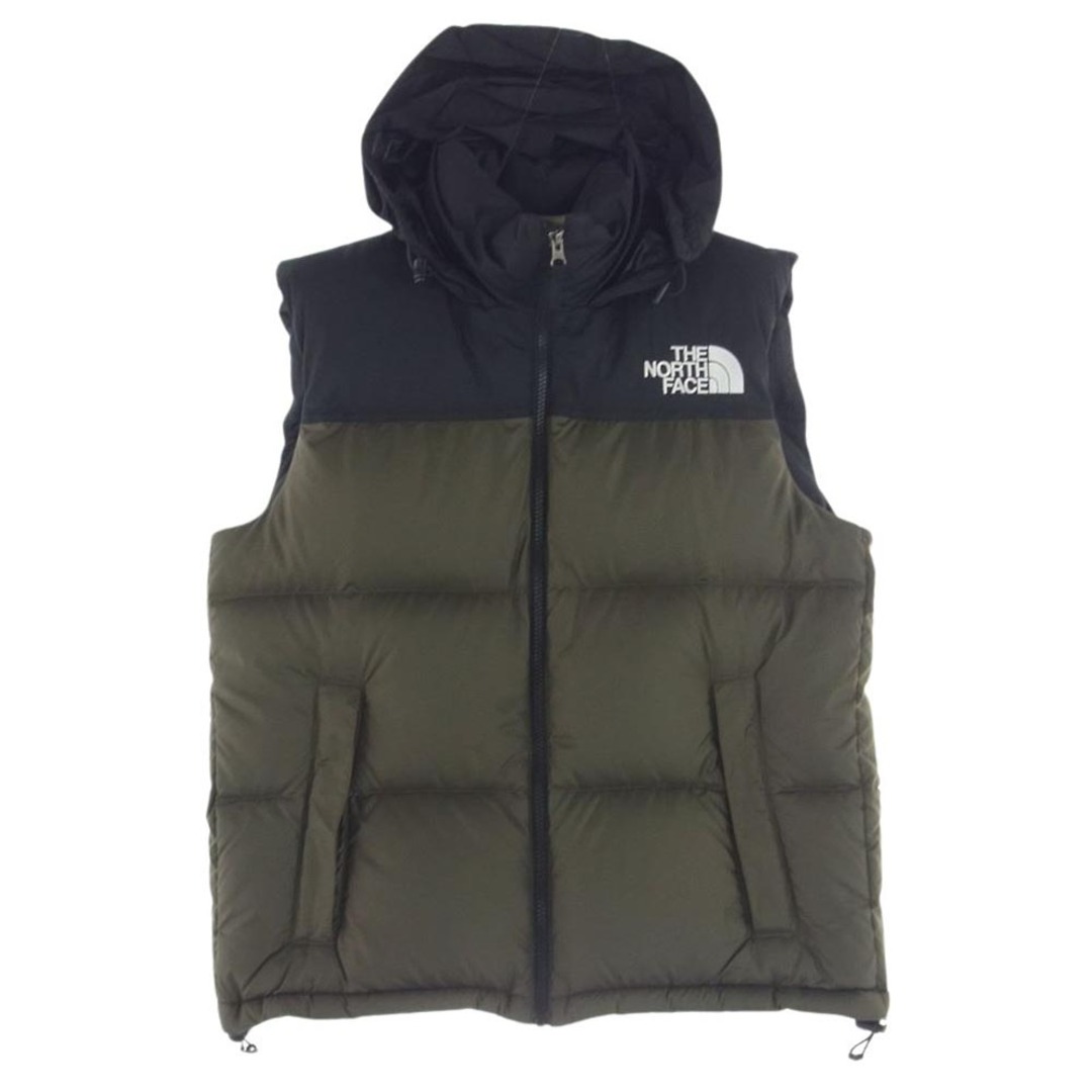 THE NORTH FACE(ザノースフェイス)のTHE NORTH FACE ノースフェイス ダウンベスト ND91843 NUPTSE VEST ヌプシ ダウン ベスト  カーキ系 M【中古】 メンズのジャケット/アウター(その他)の商品写真