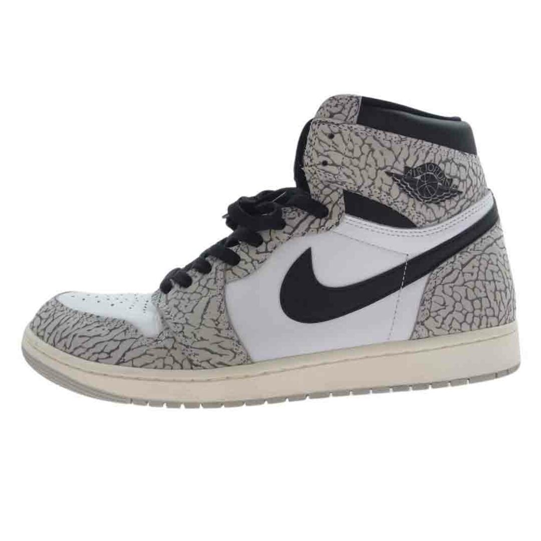 NIKE(ナイキ)のNIKE ナイキ スニーカー DZ5485-052  AIR JORDAN 1 RETRO HIGH OG WHITE CEMENT エアジョーダン1 ホワイトセメント ハイカット スニーカー 30.5cm【中古】 メンズの靴/シューズ(スニーカー)の商品写真