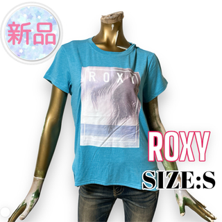 ロキシー(Roxy)の⭐️新品⭐️ ROXY ♥ スポーツ ロゴ リゾート ボックスプリント Tシャツ(Tシャツ(半袖/袖なし))
