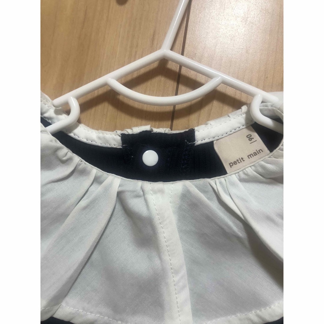 petit main(プティマイン)の¥580→再値下げ【petitmain/90サイズ】夏ブラウス キッズ/ベビー/マタニティのキッズ服女の子用(90cm~)(ブラウス)の商品写真