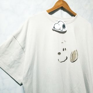 PEANUTS - スヌーピー　新品　Tシャツ　SNOOPY　刺繍　3Lサイズ