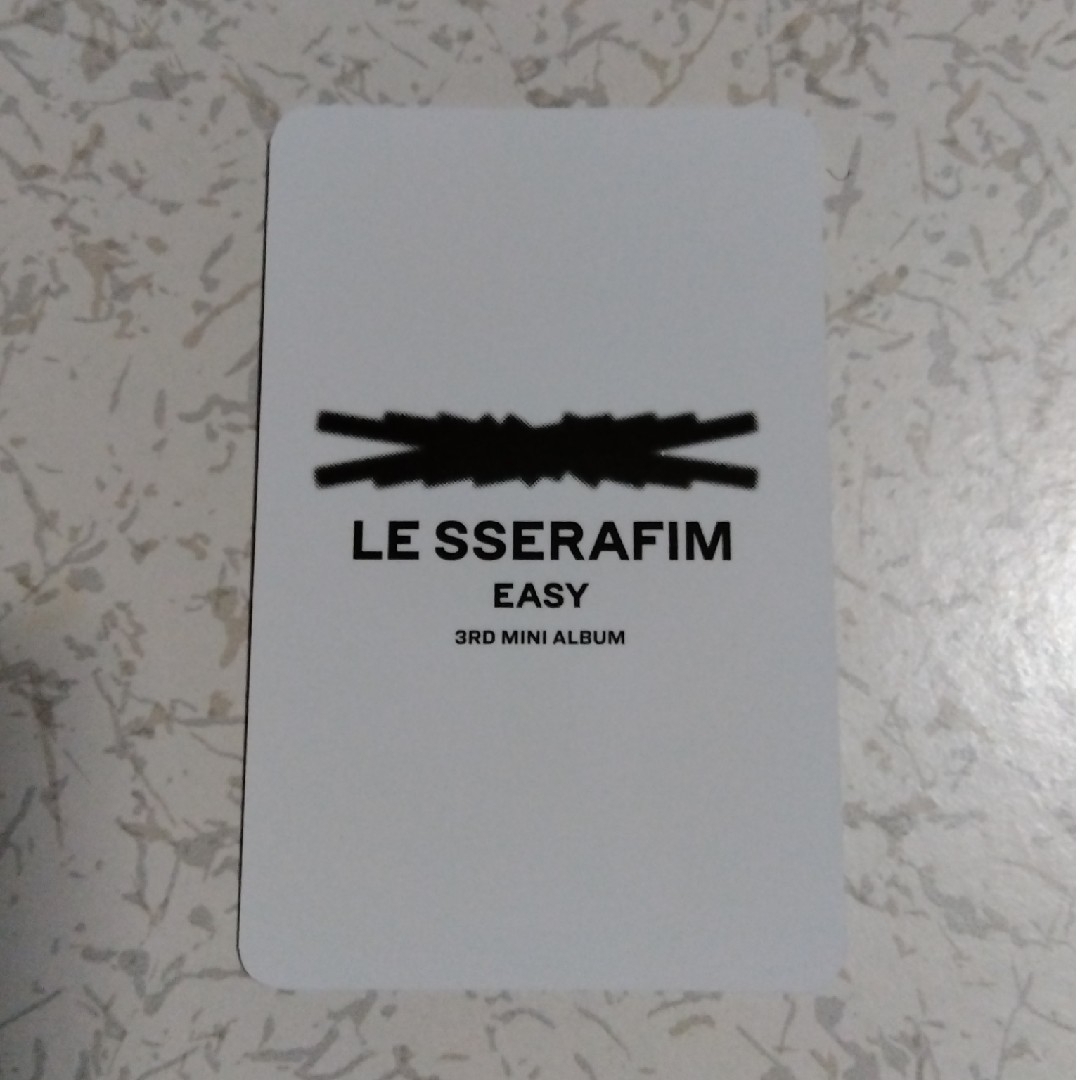 LE SSERAFIM(ルセラフィム)のLE SSERAFIM EASY トレカ チェウォン エンタメ/ホビーのCD(K-POP/アジア)の商品写真
