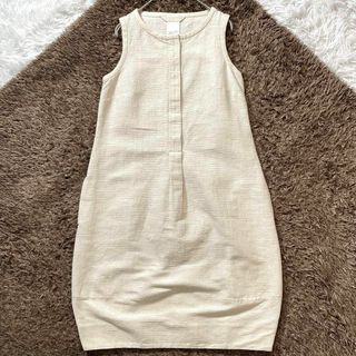 マックスマーラ(Max Mara)の美品♡ マックスマーラ シルク コットン コクーン ワンピース フロントボタン(ひざ丈ワンピース)