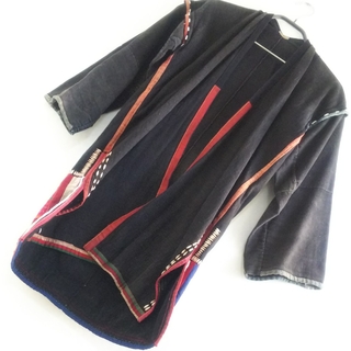 ◆72 極 入手困難 レア 一点物 ビンテージ 民族衣装 エスニック ジャケット(ノーカラージャケット)