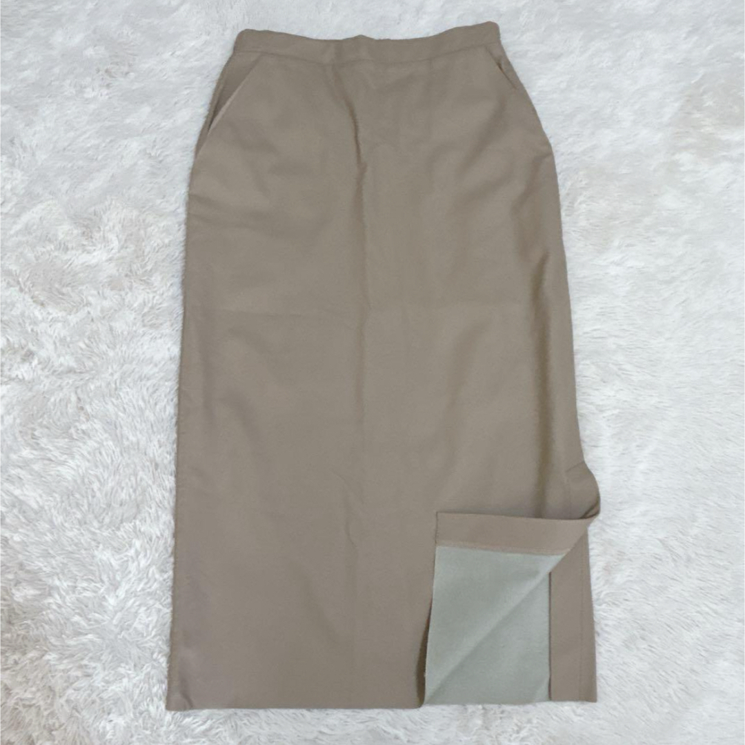 Myu エコレザー ナロースカート フェイクレザー レディースのスカート(ロングスカート)の商品写真