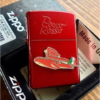 ジッポー(ZIPPO)のZippo 紅の豚 ポルコ 赤 2 レッド サボイア ジブリ ジッポ NZ-24(タバコグッズ)