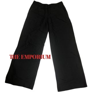 ジエンポリアム(THE EMPORIUM)の【THE EMPORIUM】カジュアルパンツ　ブラック　Lサイズ(カジュアルパンツ)