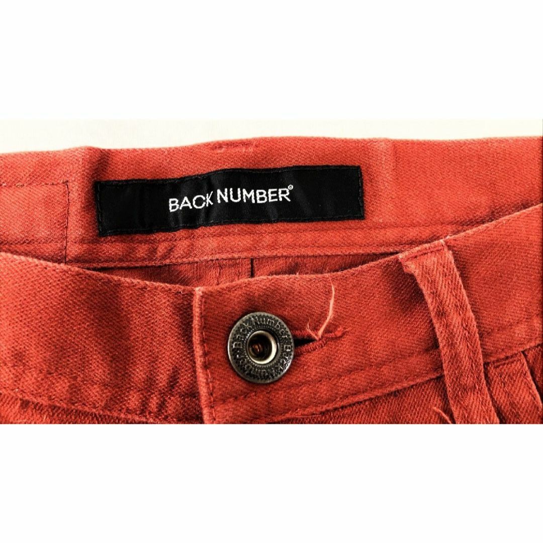 BACK NUMBER ライトオン ターキーレッド系カラーデニム JE-9 メンズのパンツ(デニム/ジーンズ)の商品写真
