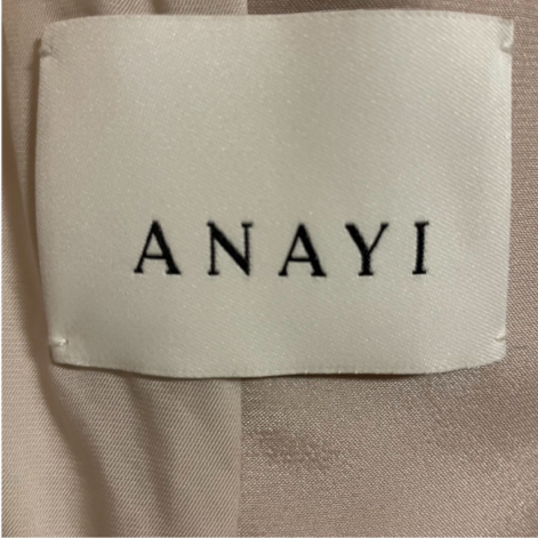 ANAYI(アナイ)の美品❣️ アナイ　春ベロア　ノーカラー　ジャケット レディースのジャケット/アウター(ノーカラージャケット)の商品写真