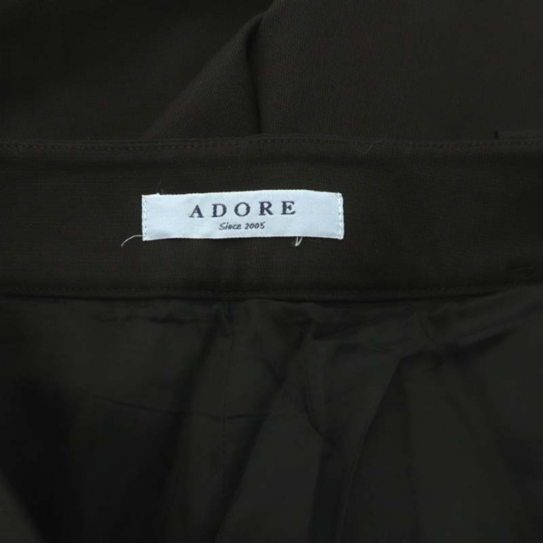 ADORE(アドーア)のアドーア ADORE ハーフパンツ ショートパンツ ジッパーフライ 36 黒 レディースのパンツ(ショートパンツ)の商品写真