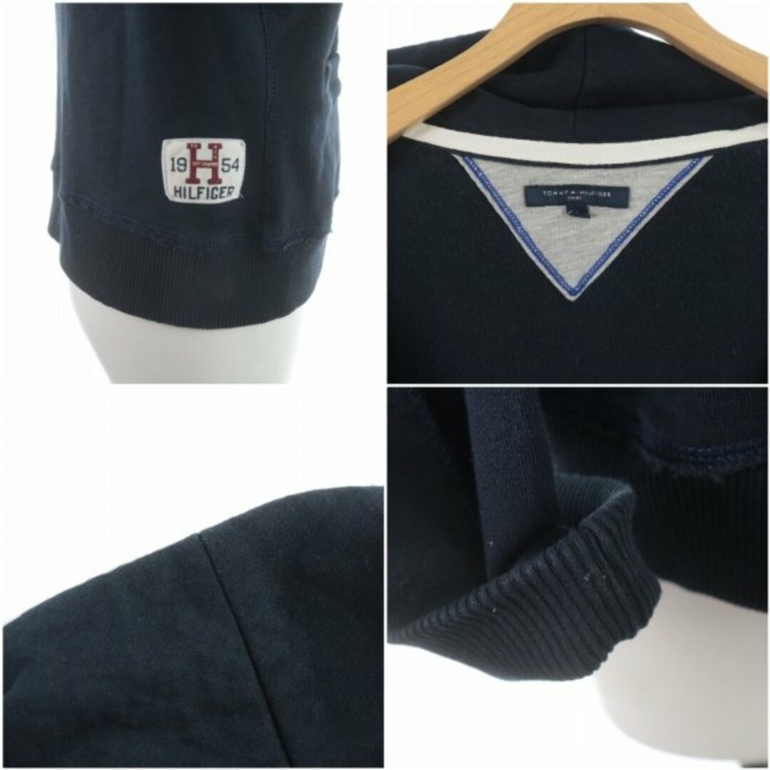 TOMMY HILFIGER(トミーヒルフィガー)のトミーヒルフィガー スポーツ ショールカラージャケット シングル L 紺 レディースのジャケット/アウター(ブルゾン)の商品写真