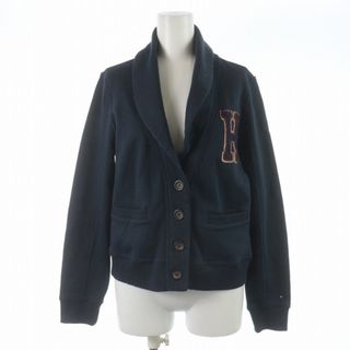 TOMMY HILFIGER - トミーヒルフィガー スポーツ ショールカラージャケット シングル L 紺