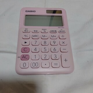 カシオ(CASIO)の電卓　CASIO　12桁　ピンク(オフィス用品一般)