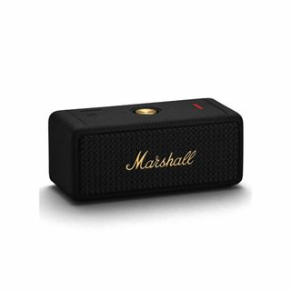 【色: ブラック&ブラス】Marshall ワイヤレスポータブル防水スピーカー (スピーカー)