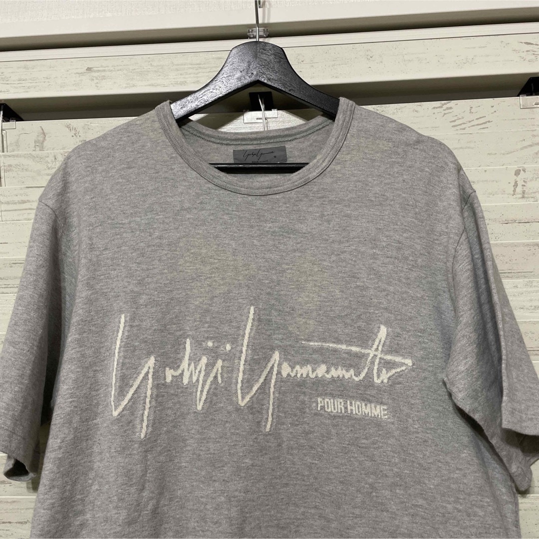 Yohji Yamamoto POUR HOMME(ヨウジヤマモトプールオム)のオールドヨウジ Yohji yamamoto POUR HOMME 半袖 メンズのトップス(Tシャツ/カットソー(半袖/袖なし))の商品写真