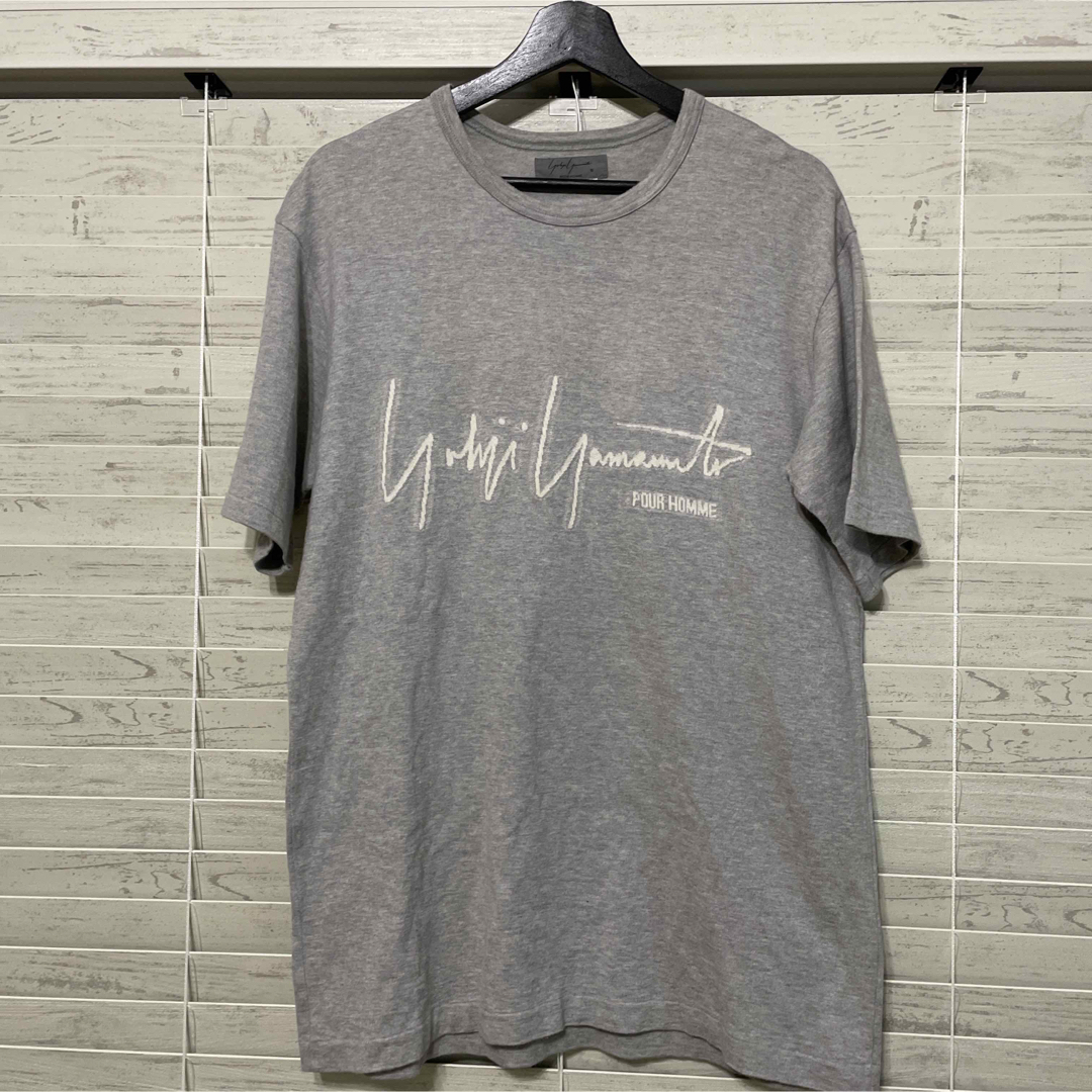 Yohji Yamamoto POUR HOMME(ヨウジヤマモトプールオム)のオールドヨウジ Yohji yamamoto POUR HOMME 半袖 メンズのトップス(Tシャツ/カットソー(半袖/袖なし))の商品写真