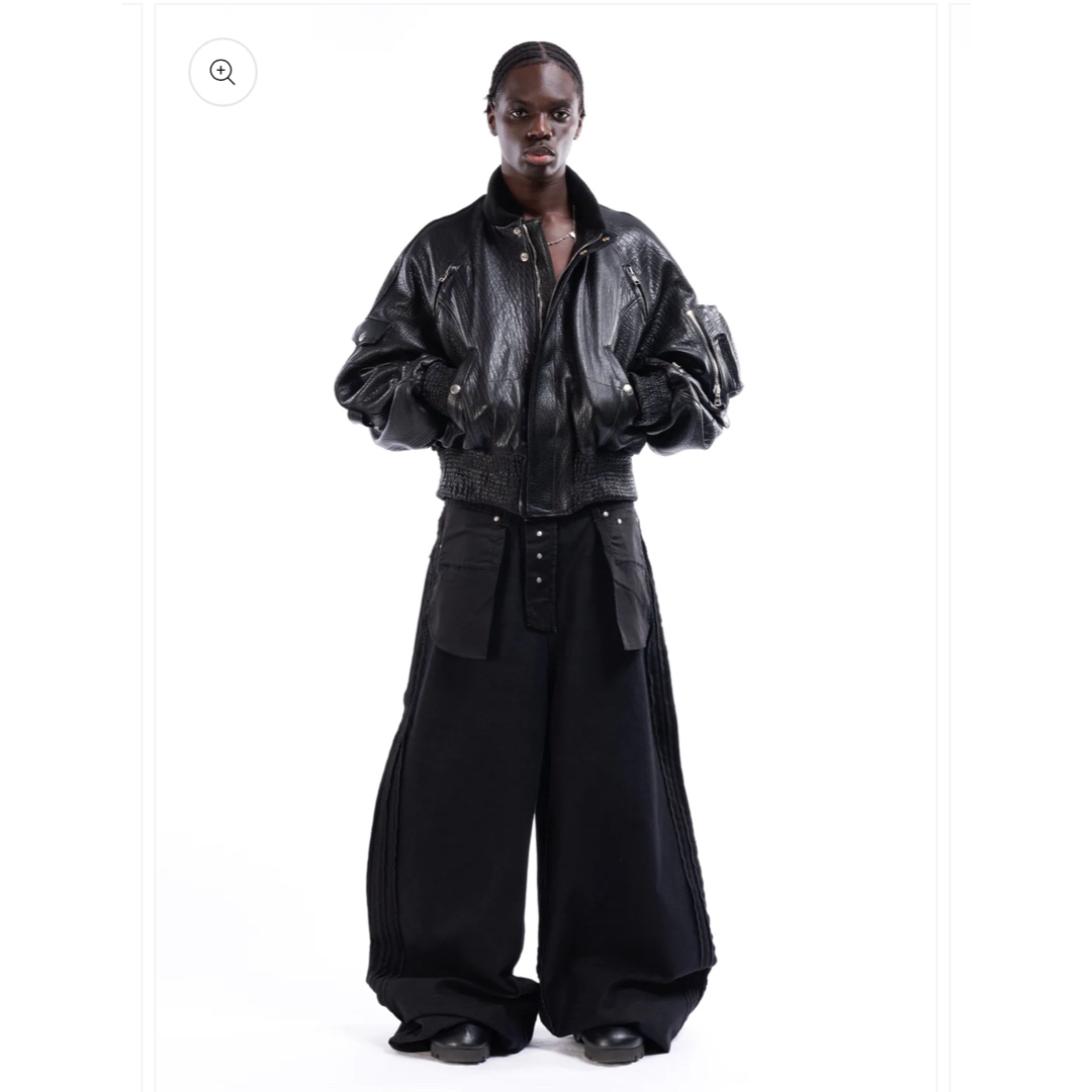 Rick Owens(リックオウエンス)のNO/FAITH STUDIOS ノーフェイス ストゥディオス　レザージャケット メンズのジャケット/アウター(レザージャケット)の商品写真