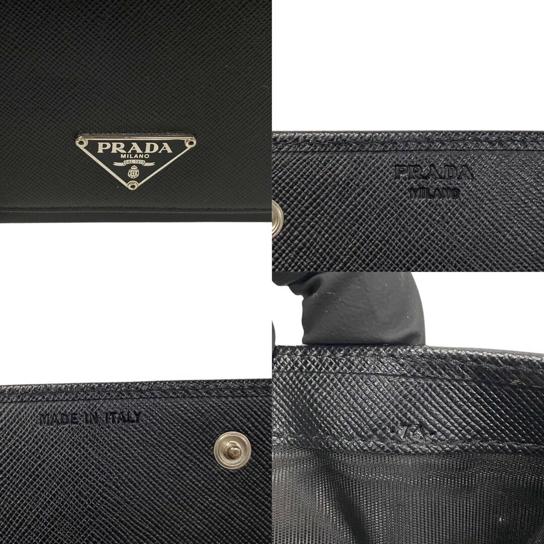 PRADA - 未使用保管品 PRADA プラダ 三角ロゴ 金具 サフィアーノ PRADA - 未使用保管品 PRADA プラダ 三角ロゴ 金具 サフィアーノ