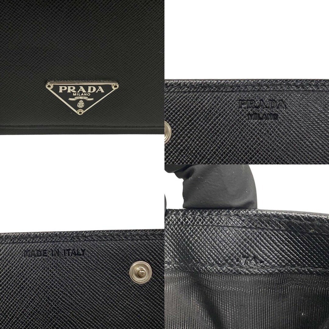 PRADA - 未使用保管品 PRADA プラダ 三角ロゴ 金具 サフィアーノ 