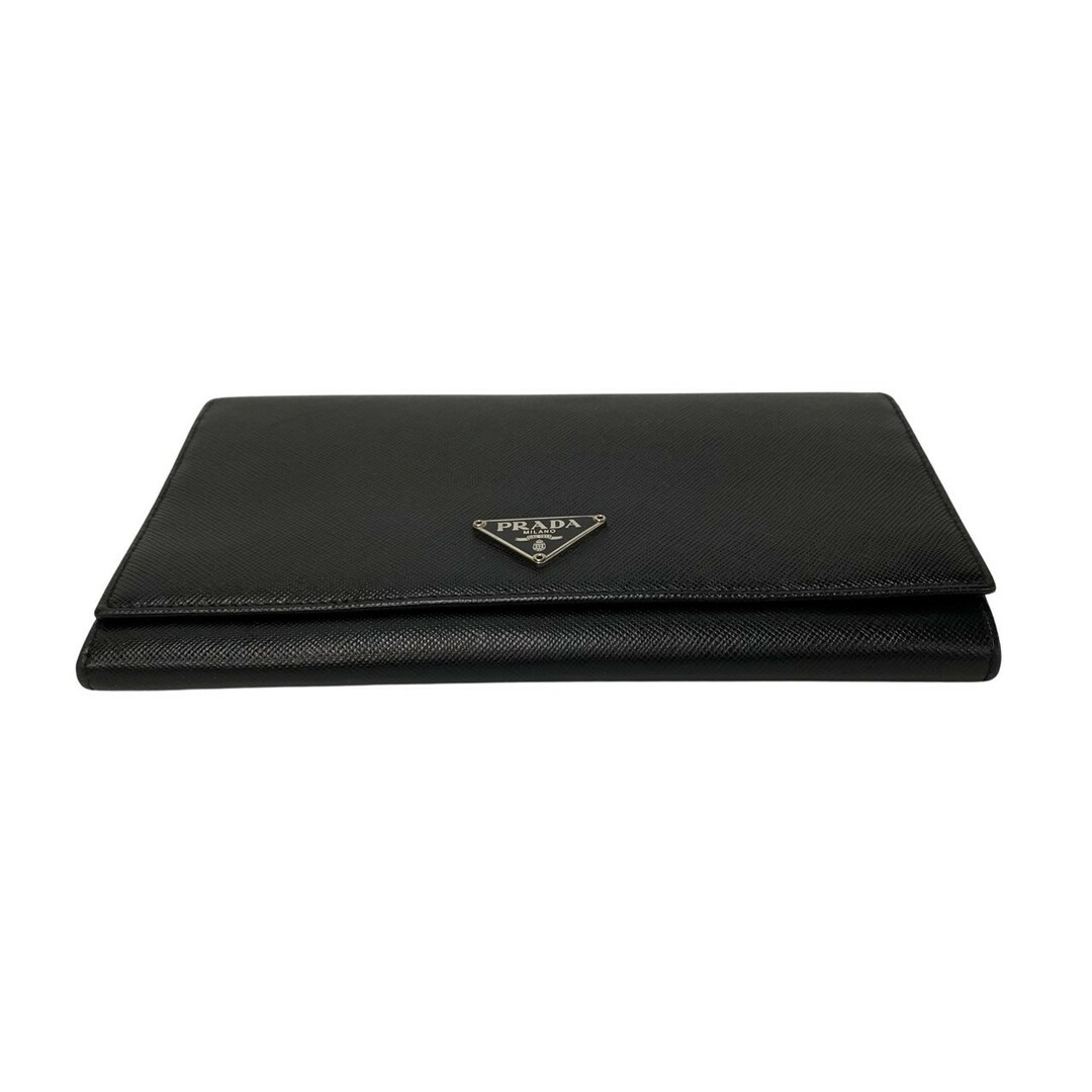 PRADA - 未使用保管品 PRADA プラダ 三角ロゴ 金具 サフィアーノ PRADA - 未使用保管品 PRADA プラダ 三角ロゴ 金具 サフィアーノ