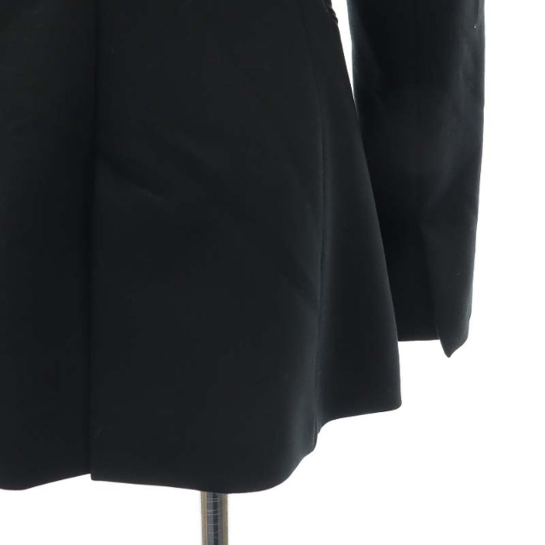 ZARA(ザラ)のザラ ZARA ノーラペル ジャケット ノーカラー 総裏地 XS 黒 ブラック レディースのジャケット/アウター(その他)の商品写真